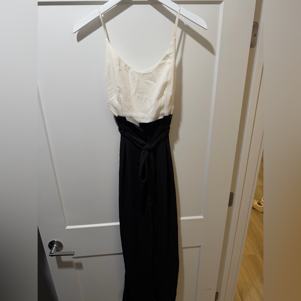 Altar'd State Black and White Jumpsuit